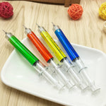 1pc Nurse Syringe Injector Mechanical Pen Pencil Syringe Shape Sharp Office School Stationery