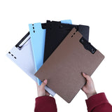 High quality office supplies new solid color stripe simple folder folder wholesale