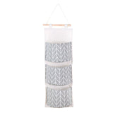Cute Wall Sundry Cotton Line Hanging Organizer Bag Multi-layer Holder Makeup Rack Jewelry Storage  Basket wx12011444