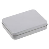 Delicate Small Metal Tin Silver Storage Box Case Organizer For Money Coin Candy Key Organization