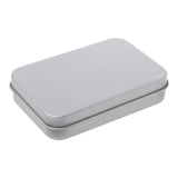 Delicate Small Metal Tin Silver Storage Box Case Organizer For Money Coin Candy Key Organization
