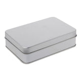 Delicate Small Metal Tin Silver Storage Box Case Organizer For Money Coin Candy Key Organization