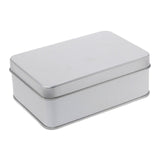 Delicate Small Metal Tin Silver Storage Box Case Organizer For Money Coin Candy Key Organization