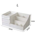 Large Capacity Cosmetic Storage Box Drawer Makeup Organizer Dressing Table Skin Care Rack House Container Mobile Phone Sundries