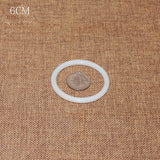 Hoop Dreamcatcher Ring Large DIY Accessories Crafts Round Plastic White Durable