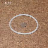 Hoop Dreamcatcher Ring Large DIY Accessories Crafts Round Plastic White Durable