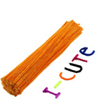 50pcs Chenille Stems Pipe Cleaners Kids Plush Stick Children's Educational Toys Handmade Art Materials Toys DIY Craft Supplies