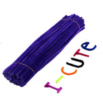 50pcs Chenille Stems Pipe Cleaners Kids Plush Stick Children's Educational Toys Handmade Art Materials Toys DIY Craft Supplies