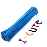 50pcs Chenille Stems Pipe Cleaners Kids Plush Stick Children's Educational Toys Handmade Art Materials Toys DIY Craft Supplies