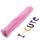 50pcs Chenille Stems Pipe Cleaners Kids Plush Stick Children's Educational Toys Handmade Art Materials Toys DIY Craft Supplies