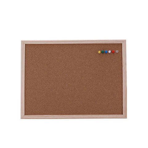 30*40cm Cork Board Drawing Board Pine Wood Frame White Boards Home Office Decorative