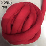 500g thick super Bulky chunky yarn for hand knitting Crochet soft big cotton DIY Arm Knitting Roving Spinning yarn for blanket
