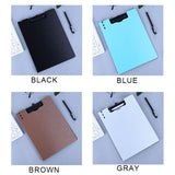 High quality office supplies new solid color stripe simple folder folder wholesale