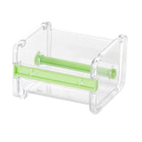 Portable Transparent Adhesive Tape Dispenser Cutter Desk Washi Tape Holder Storage Box Organizer Office School Stationery Supply