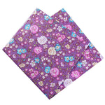 Red Purple 50X50cm 100% Cotton Floral Dot Stripe Plaid Fabric Christmas Doll Patchwork Clothes Sewing Needlework 53126