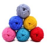 4 Shares Combed Milk Cotton Yarn Comfortable Wool Blended Yarn Apparel Sewing Yarn Hand Knitting Scarf Hat Yarn