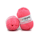 4 Shares Combed Milk Cotton Yarn Comfortable Wool Blended Yarn Apparel Sewing Yarn Hand Knitting Scarf Hat Yarn