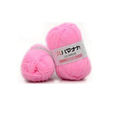 4 Shares Combed Milk Cotton Yarn Comfortable Wool Blended Yarn Apparel Sewing Yarn Hand Knitting Scarf Hat Yarn