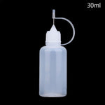 Pinhole Bottle Plastic Glue Applicator Squeeze Bottle DIY Scrapbooking Paper Craft Tool White Plastic 10&30ml craft supplies