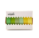 Simple Solid Color Washi Masking Tape Sticky Decorative Paper Tape Set DIY Decoration Office Stationery Scrapbook 6PCS/Bag