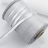 Polyester satin Bias with cord tape 10mm width for DIY craft Accessories sewing home textile bedding Piping tape Golden Silver