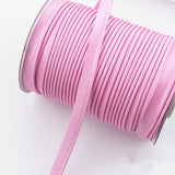 Polyester satin Bias with cord tape 10mm width for DIY craft Accessories sewing home textile bedding Piping tape Golden Silver