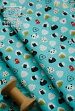 145x50cm Pastoral floral Twill Cotton Fabric DIY Children's Wear Cloth Make Bedding Quilt Decoration Home 160-180g/m