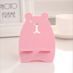 desktop mobile phone holder bracket support stand shelf lazy artifact Korean cartoon cute portable creative student office