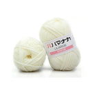 4 Shares Combed Crochet Milk Cotton Yarn Soft Warm Wool Blended Yarn Apparel Sewing Yarn Hand Knitting Scarf Hat Yarn