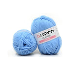 4 Shares Combed Crochet Milk Cotton Yarn Soft Warm Wool Blended Yarn Apparel Sewing Yarn Hand Knitting Scarf Hat Yarn