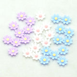 8mm Cute Resin Tiny Flatback Flowers|DIY Crafting Flower Miniatures|Party decoration Flowers|Nail Art decoration Flowers