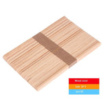 50Pcs/Colored Wooden Popsicle Sticks Natural Wood Ice Cream Sticks Kids  Educational Toys Handmade DIY craft supplies