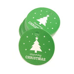 Card label 50pcs DIY Kraft Christmas Tree Shape Hang tag Christmas Party Deco Paper Cards Gift tag Craft Paper 5.5*5.4cm D2