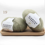 25g mohair yarn cheap knitting yarn crochet baby wool yarn for knitting sweater socks 166m 0.9mm