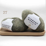 25g mohair yarn cheap knitting yarn crochet baby wool yarn for knitting sweater socks 166m 0.9mm