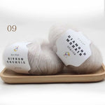 25g mohair yarn cheap knitting yarn crochet baby wool yarn for knitting sweater socks 166m 0.9mm