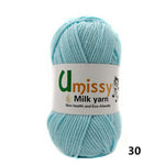 1pc Crochet Yarn Milk Cotton Knitting Yarn Soft Warm Baby Yarn for Hand Knitting Supplies 50g/pc