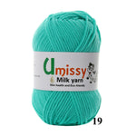 1pc Crochet Yarn Milk Cotton Knitting Yarn Soft Warm Baby Yarn for Hand Knitting Supplies 50g/pc