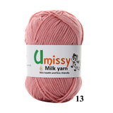 1pc Crochet Yarn Milk Cotton Knitting Yarn Soft Warm Baby Yarn for Hand Knitting Supplies 50g/pc