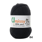 1pc Crochet Yarn Milk Cotton Knitting Yarn Soft Warm Baby Yarn for Hand Knitting Supplies 50g/pc