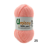 1pc Crochet Yarn Milk Cotton Knitting Yarn Soft Warm Baby Yarn for Hand Knitting Supplies 50g/pc