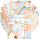 24 Sheets DIY Photo Album Scrapbook Paper Account Card Making Background Paper 6 Inch Single-sided Pattern Paper