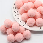 Mini Pompom Mixed Soft Round Pompones Balls Fluffy Pom Pom for Kids DIY Garment Handcraft Craft Supplies 8/10/15/20/25/30mm