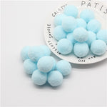 Mini Pompom Mixed Soft Round Pompones Balls Fluffy Pom Pom for Kids DIY Garment Handcraft Craft Supplies 8/10/15/20/25/30mm