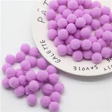 Mini Pompom Mixed Soft Round Pompones Balls Fluffy Pom Pom for Kids DIY Garment Handcraft Craft Supplies 8/10/15/20/25/30mm