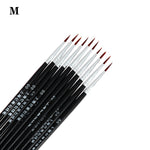 5Pcs/Set Black Fine Hand Painted Thin Hook Line Pen Nylon Brush Acrylic Painting Pen Drawing Art Pen Paint Brush Art Supplies