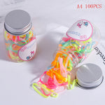 1000pcs Mixed Colors Rubber Bands Small Circle Strong Elastic Rubber Band Girls Hair Rope Stationery Holder Band Office Supplies