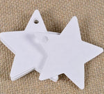 Card label 50pcs DIY Kraft Christmas Tree Shape Hang tag Christmas Party Deco Paper Cards Gift tag Craft Paper 5.5*5.4cm D2