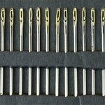 12PCS Set Knitting Needles One Second Self Threading Needles Hand Sewing Needles Home Household Tools