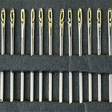 12PCS Set Knitting Needles One Second Self Threading Needles Hand Sewing Needles Home Household Tools